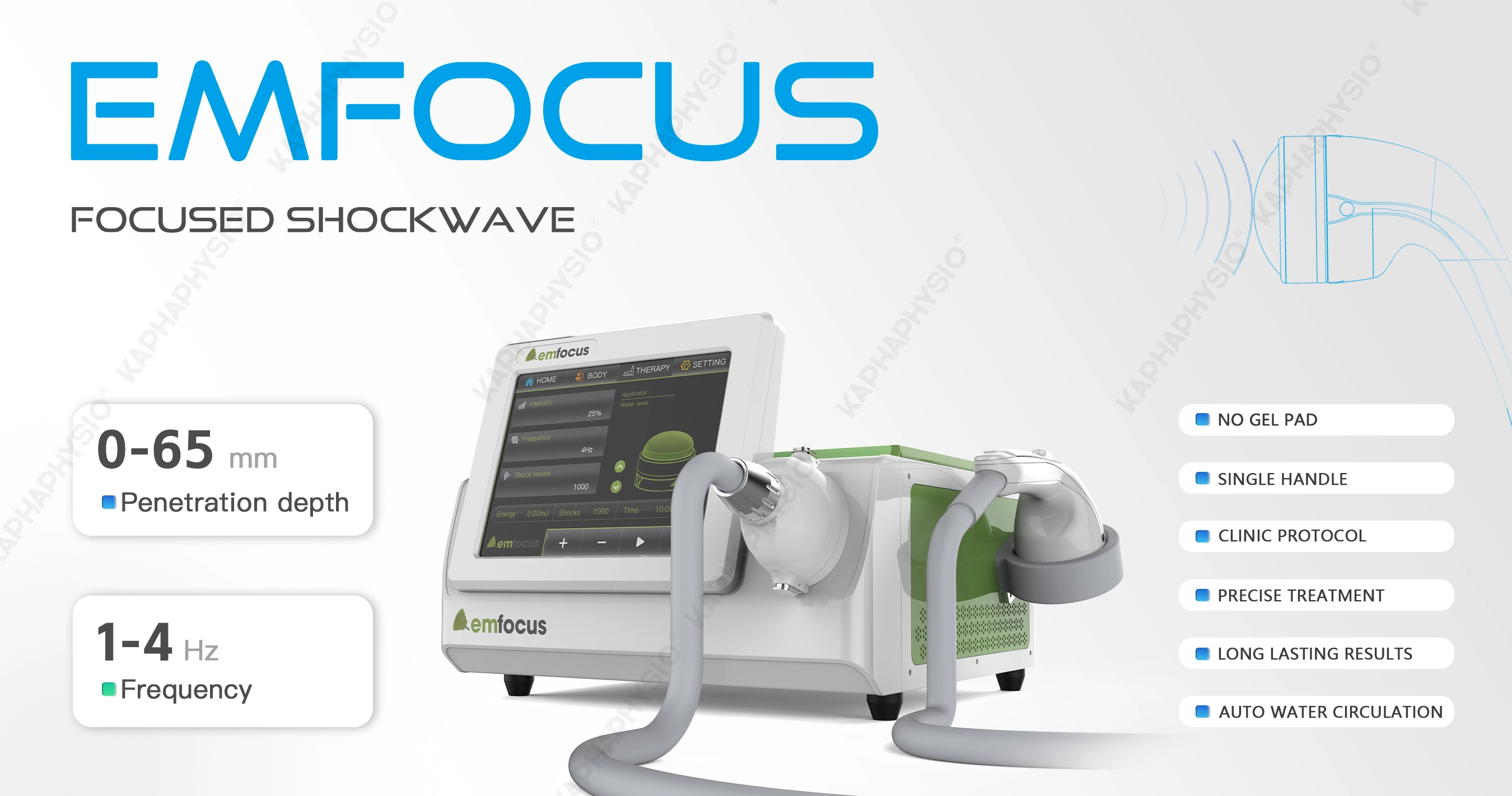 peyronies device for sale,shock wave therapy machine for sale,extracorporeal shock wave therapy machine for sale,EMFOCUS,shockwave therapy machine price