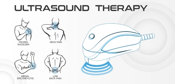 Ultrasound therapy employs high-frequency sound waves and gel to create vibrations in skin and soft tissue. The applicator converts power into acoustic energy, stimulating deep tissue and enhancing healing by increasing heat and cellular metabolism.