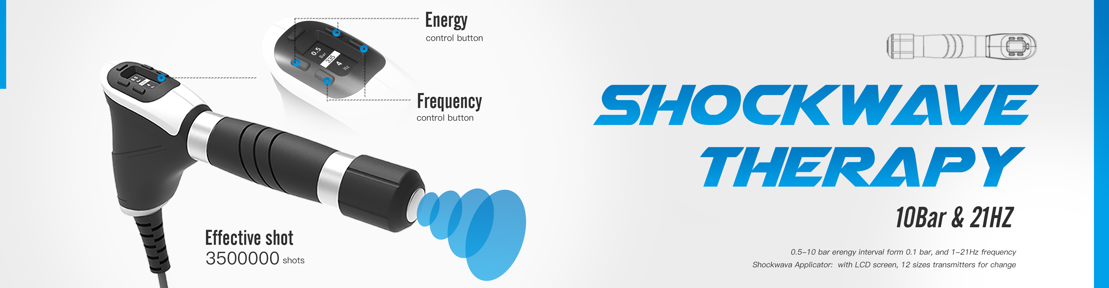 Shockwave Therapy, or Extracorporeal Shockwave Therapy (ESWT), has been used safely and effectively in Europe for over 30 years and in North America for over 20 years. This non-invasive treatment is widely accepted for its ability to treat various medical conditions with minimal side effects.

The technology is based on lithotripsy, which treats kidney stones and gallstones. It has been adapted to treat orthopedic conditions such as muscle, tendon, and ligament injuries. Clinical studies have shown that ESWT effectively reduces pain and promotes healing.

ESWT is also effective for chronic pain, urological, and neurological conditions like 'pinched nerves.' It helps conditions such as plantar fasciitis, Achilles tendinitis, and tennis elbow, and is increasingly used for erectile dysfunction and chronic pelvic pain syndrome.

Kaphaphysio machine generates a high-energy sound wave applied to the affected tissue, stimulating blood circulation, reducing inflammation, and promoting ti